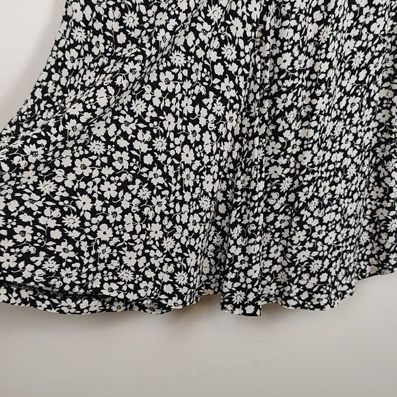 Polo Ralph Lauren Black & White Floral Fit and Flare Dress Size 2 - Picture 8 of 10